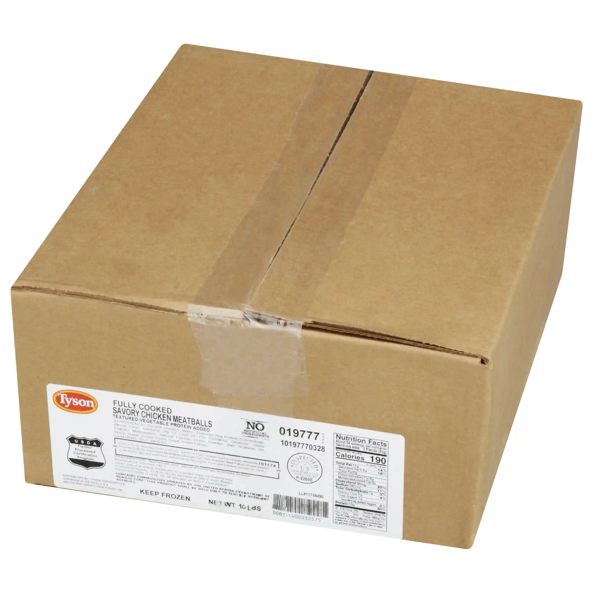 Tyson® Fully Cooked Chicken Meatballs, 0.973 oz._image_5