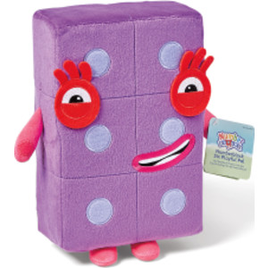 Numberblocks&trade; Six Playful Pal Plush Figure