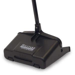 Hillyard, Professional Lobby, Black, 12", Dust Pan with Long Handle