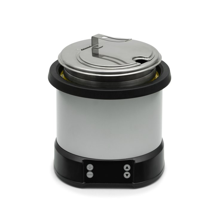 7-quart 120-volt Mirage® countertop induction rethermalizer in natural finish