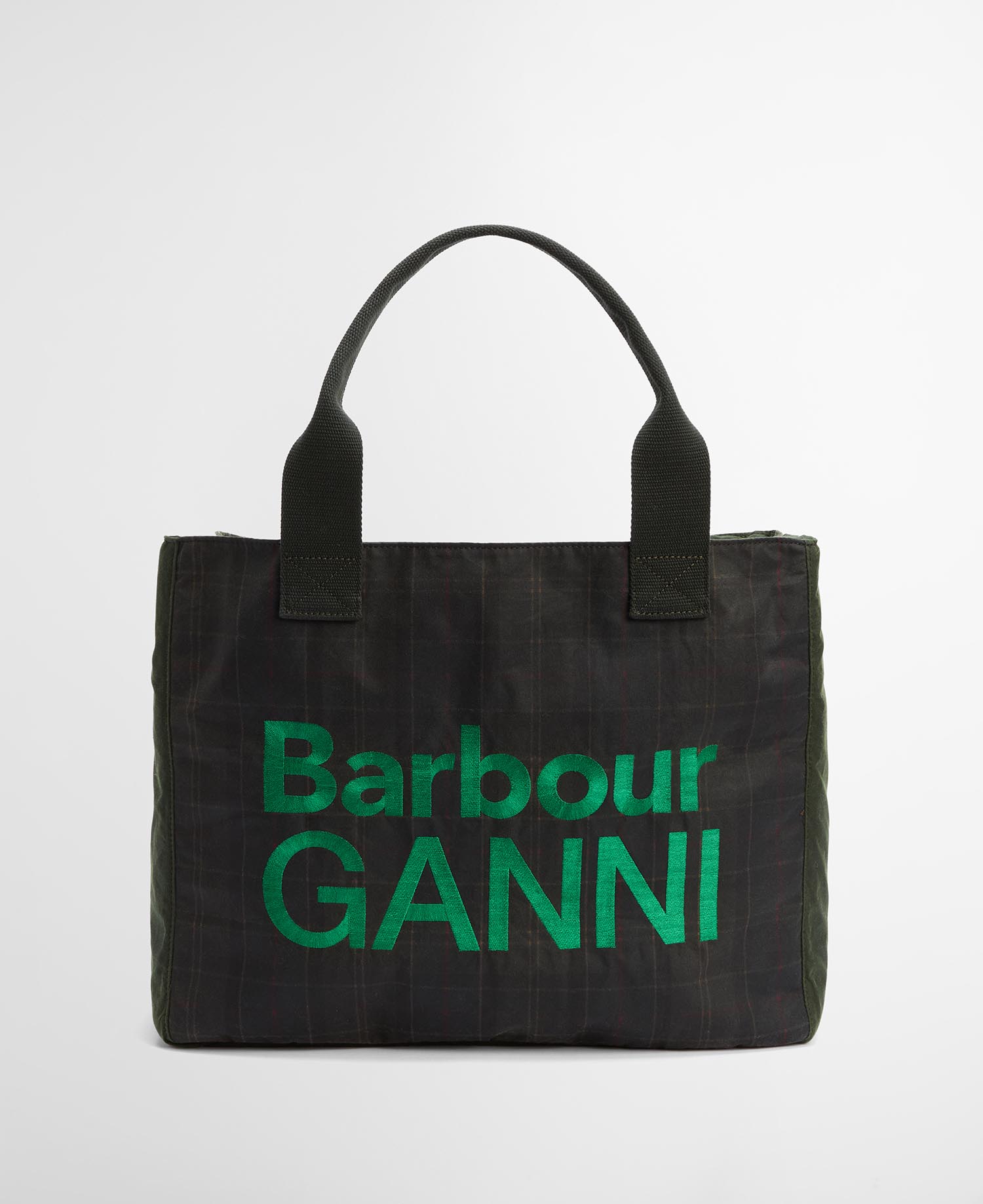 Barbour x GANNI Waxed Tote Bag image number 1