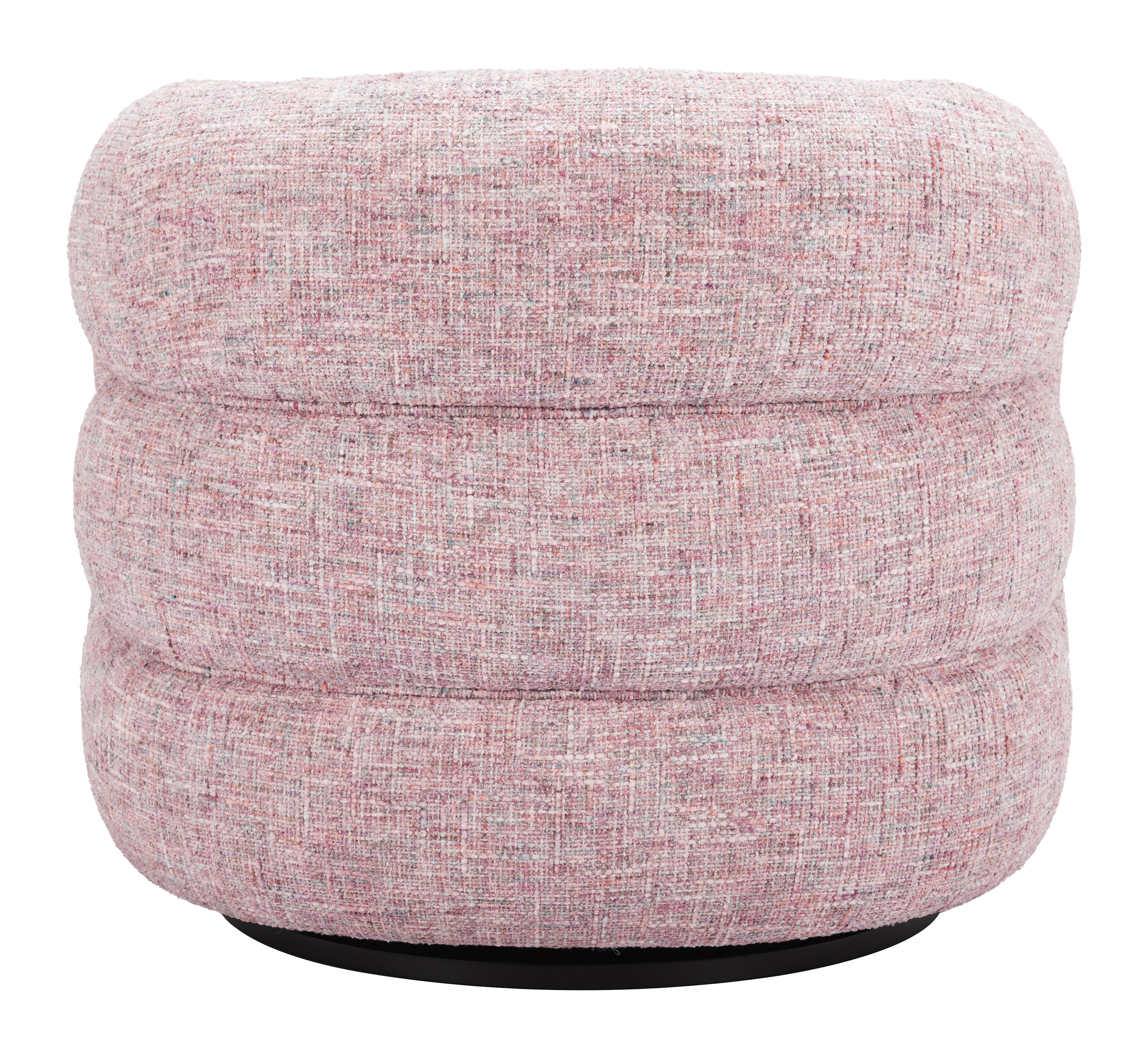 Refine Swivel Chair Pink Tweed product image