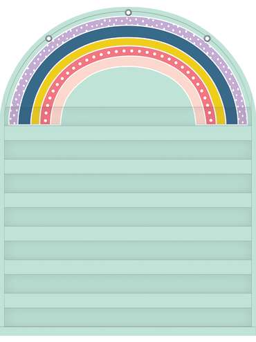 Oh Happy Day Rainbow 7-Pocket Chart, 28