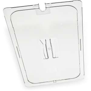 Carlisle, StorPlus, Polycarbonate Notched Handled Universal Lid Full-Size, Clear