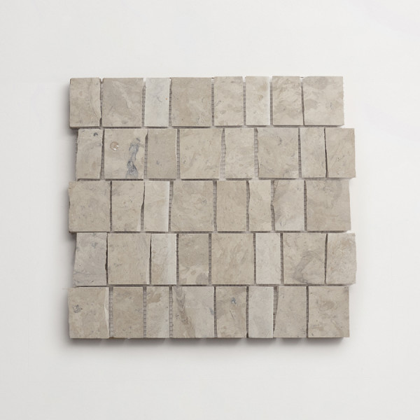 lapidary | rough cut mosaic sheet | alpaca grey (standard joint) 