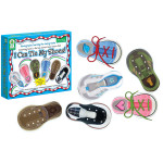 Carson Dellosa Education I Can Tie My Shoes Lacing Cards, Grade PK-1 KE-846000