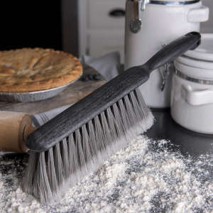 Carlisle, Flo-Pac, 8in, Counter/Bench Brush, Plastic Bristles, Gray