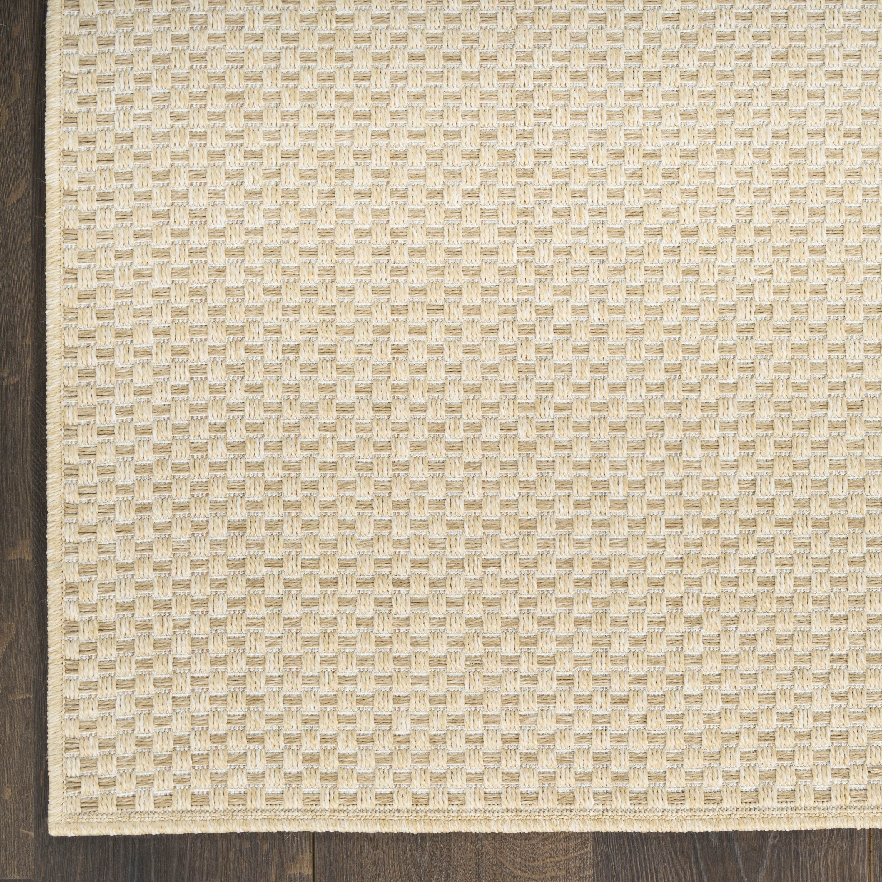 Nourison Tulum 9' x 12' Cream Outdoor Rug