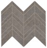 Bethany Falls Black 12×13 Chevron Mosaic Mixed