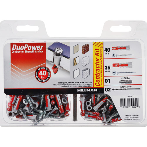 #6 & #8 DuoPower Contractor-Strength Anchor Kit