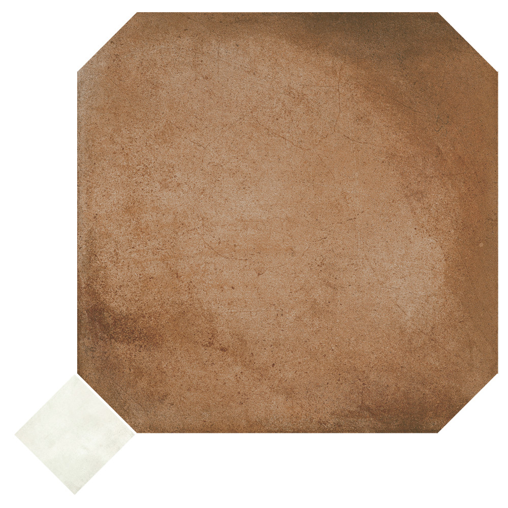 Laverton Octagon Natural with Taco Nieve 7-7/8 in. x 7-7/8 in. Porcelain Floor and Wall Tile