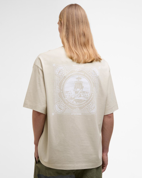 T-shirt a maniche corte Barbour x Kaptain Sunshine Clay