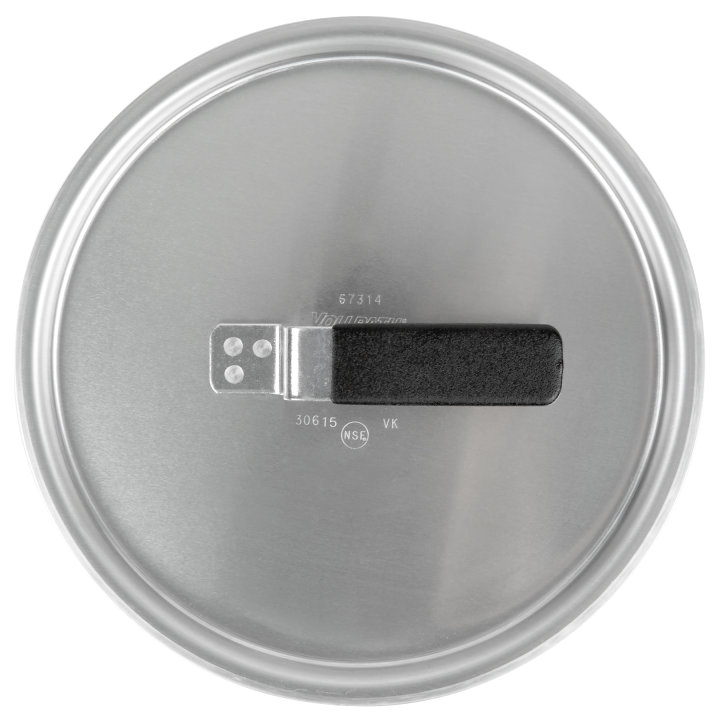 9 13/16-inch Wear-Ever® flat aluminum cover with dipped handle