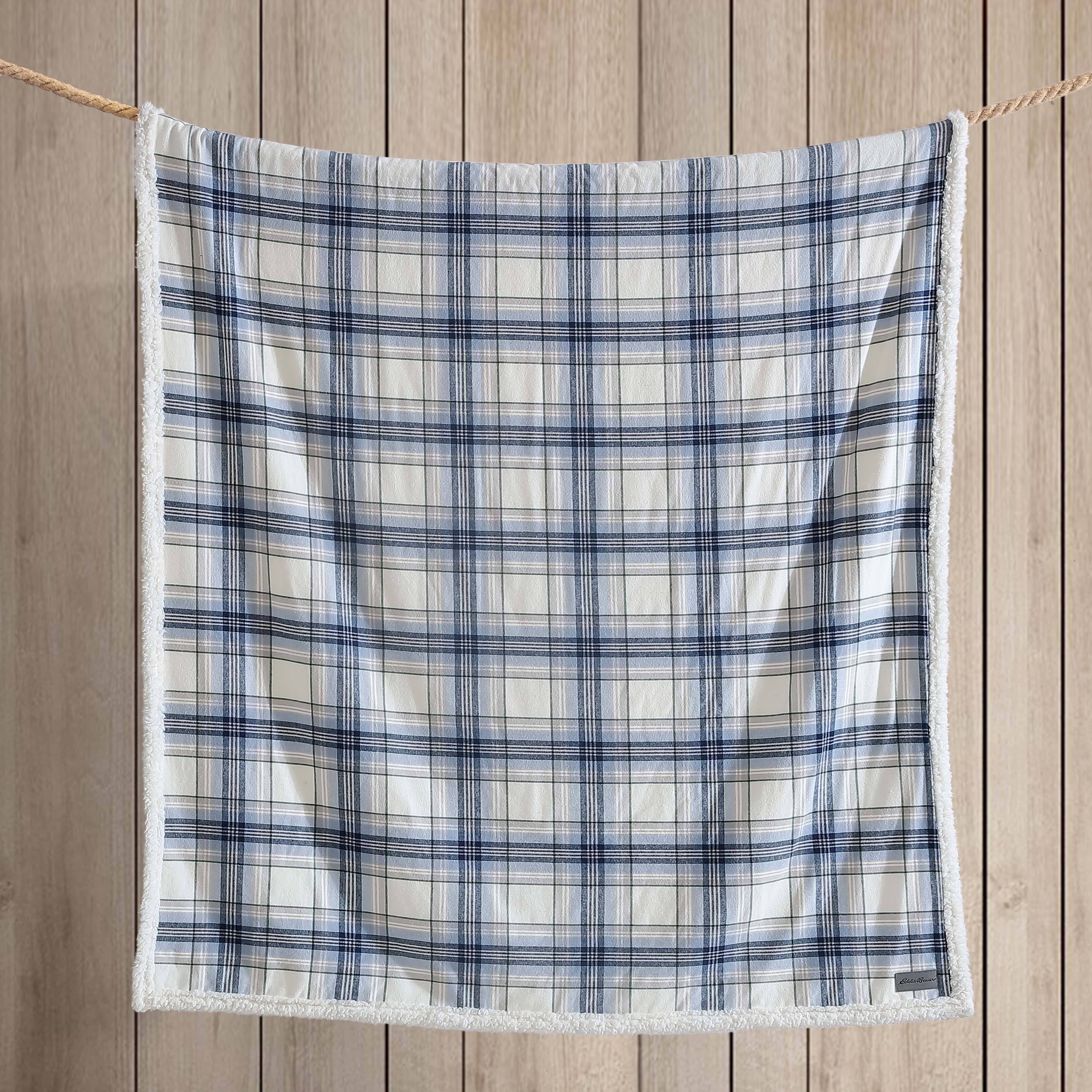 Eddie Bauer Plush-Fleece Throw Blanket