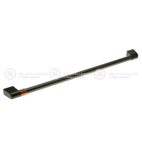 Brushed Black Stainless Handle with Café Band