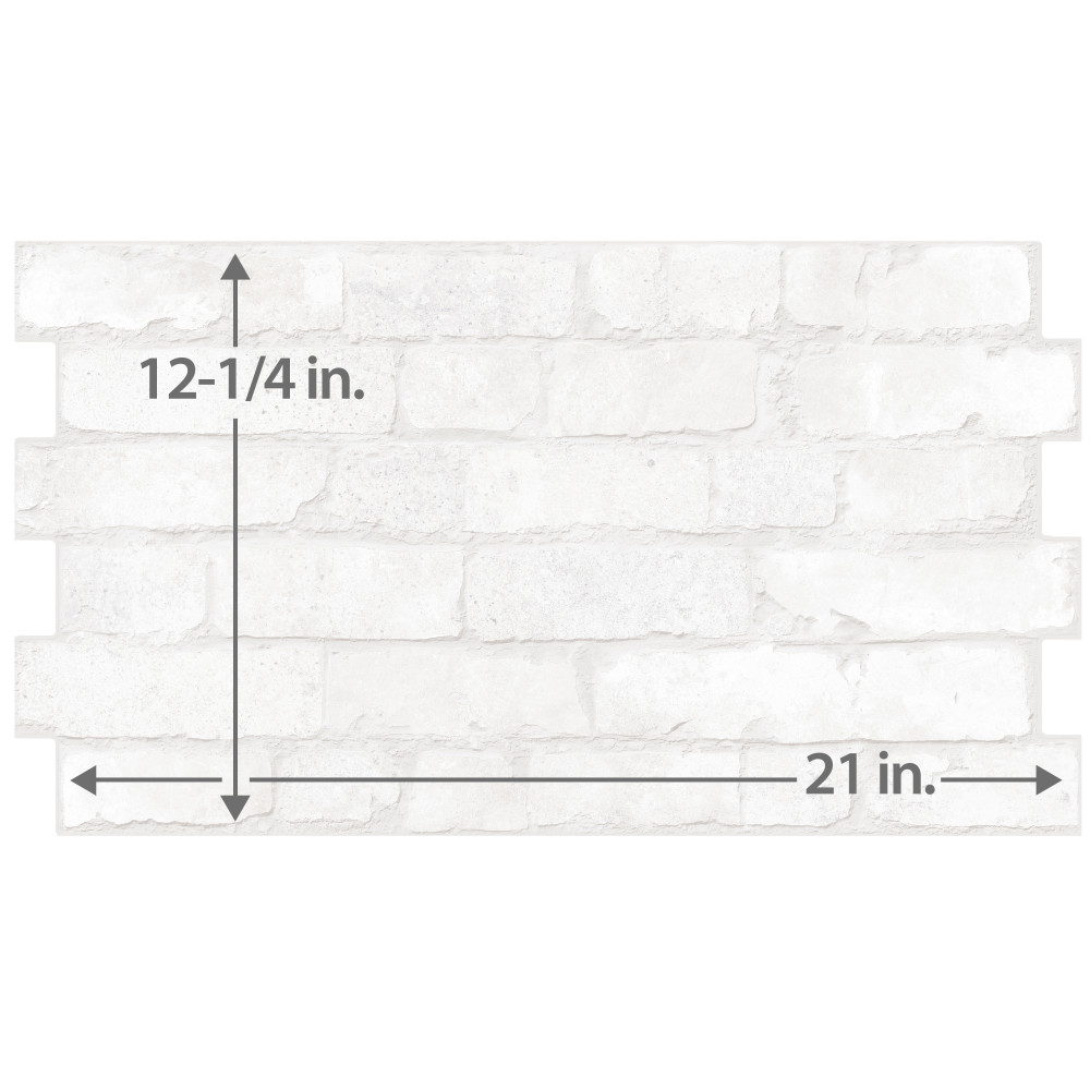 Manhattan Blanco 12-1/4 in. x 21 in. Porcelain Wall Tile