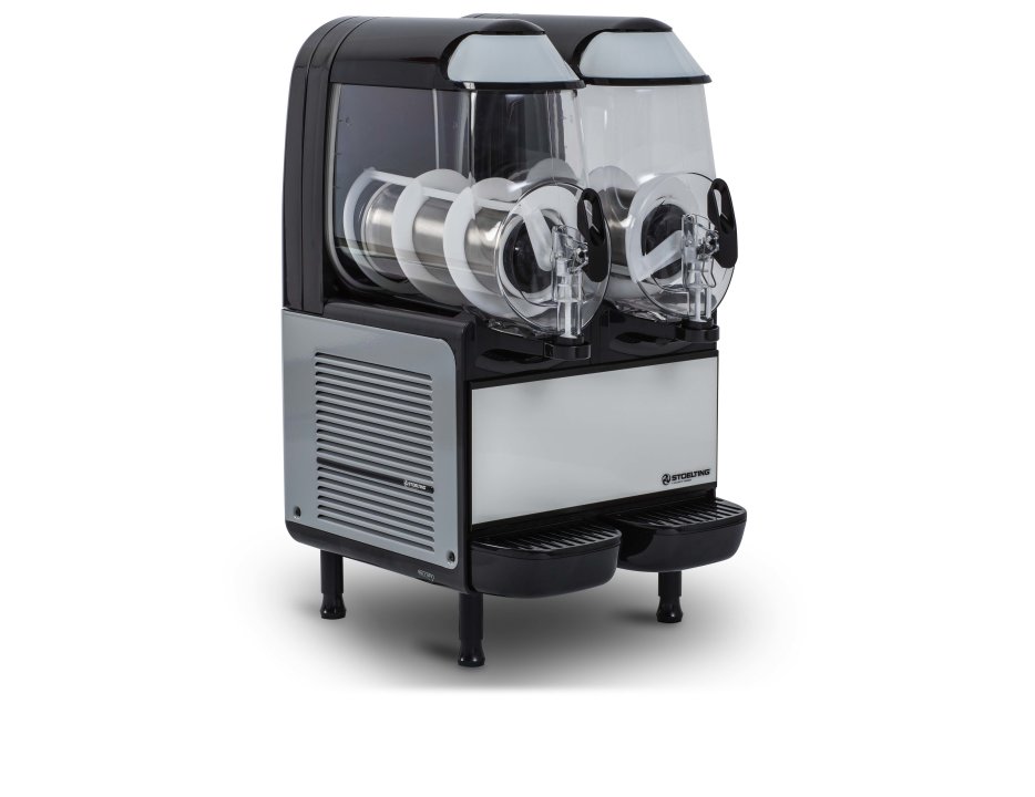 Frozen Beverage Dispenser Two 10 Liter Bowls, Auto Fill Ready 115-volt, 60Hz, Air-Cooled