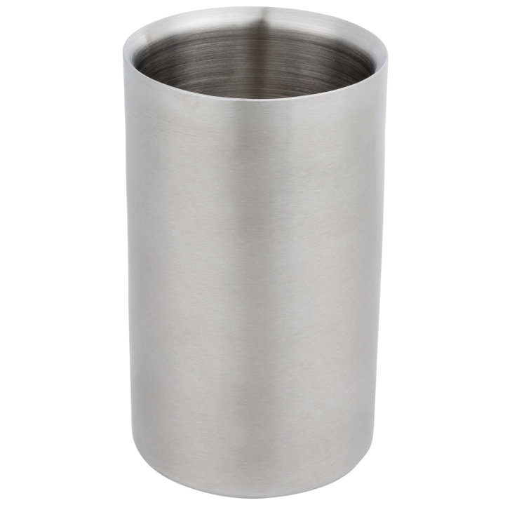 Double-wall insulated wine cooler