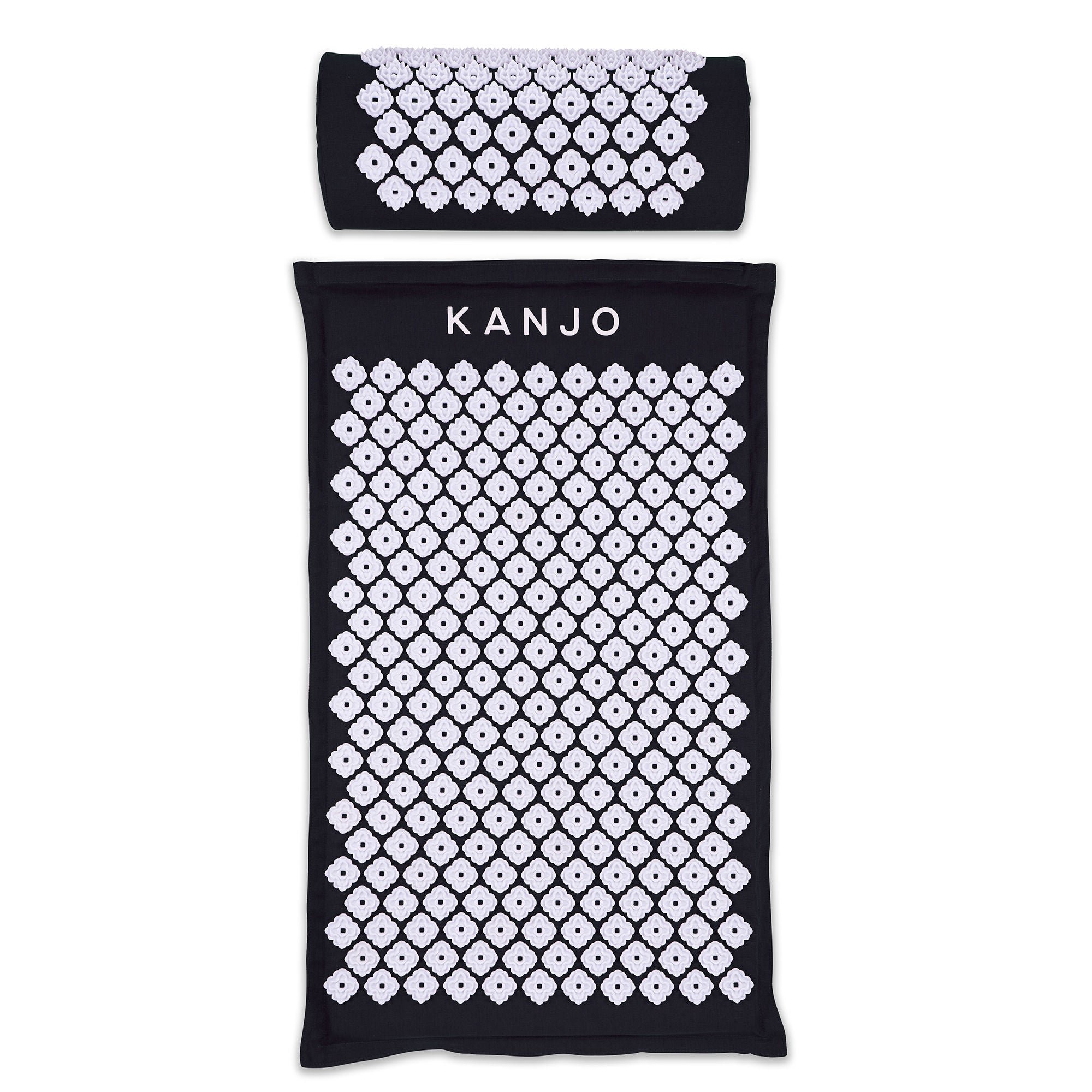 Kanjo Memory Foam Acupressure Mat Set, Black