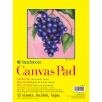Strathmore 300 Series Canvas Pad Tape Binding 10 Sheet 9x12  inch 1 Count