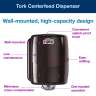 Tork, W2 Maxi,  Center Pull Towel Dispenser, Black
