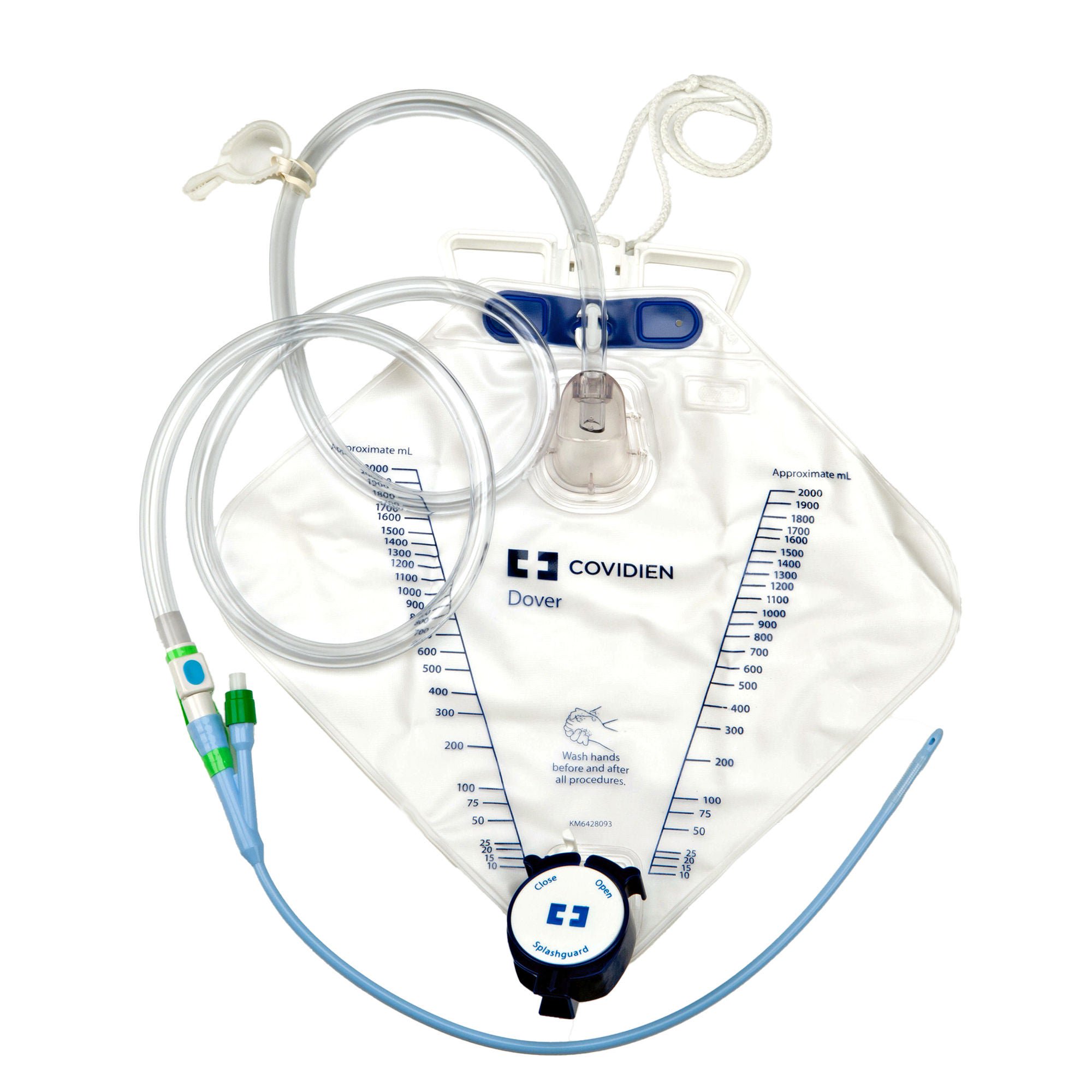 Dover™ Indwelling Catheter Tray, 18 Fr., Foley, Anti-Reflux
