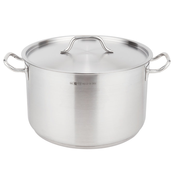 22-quart Optio™ sauce pot with low-domed cover