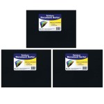 C-Line&reg; Rainbow Document Sorter, Black/Multicolor, Letter Size, Pack of 3 CLI59011-3