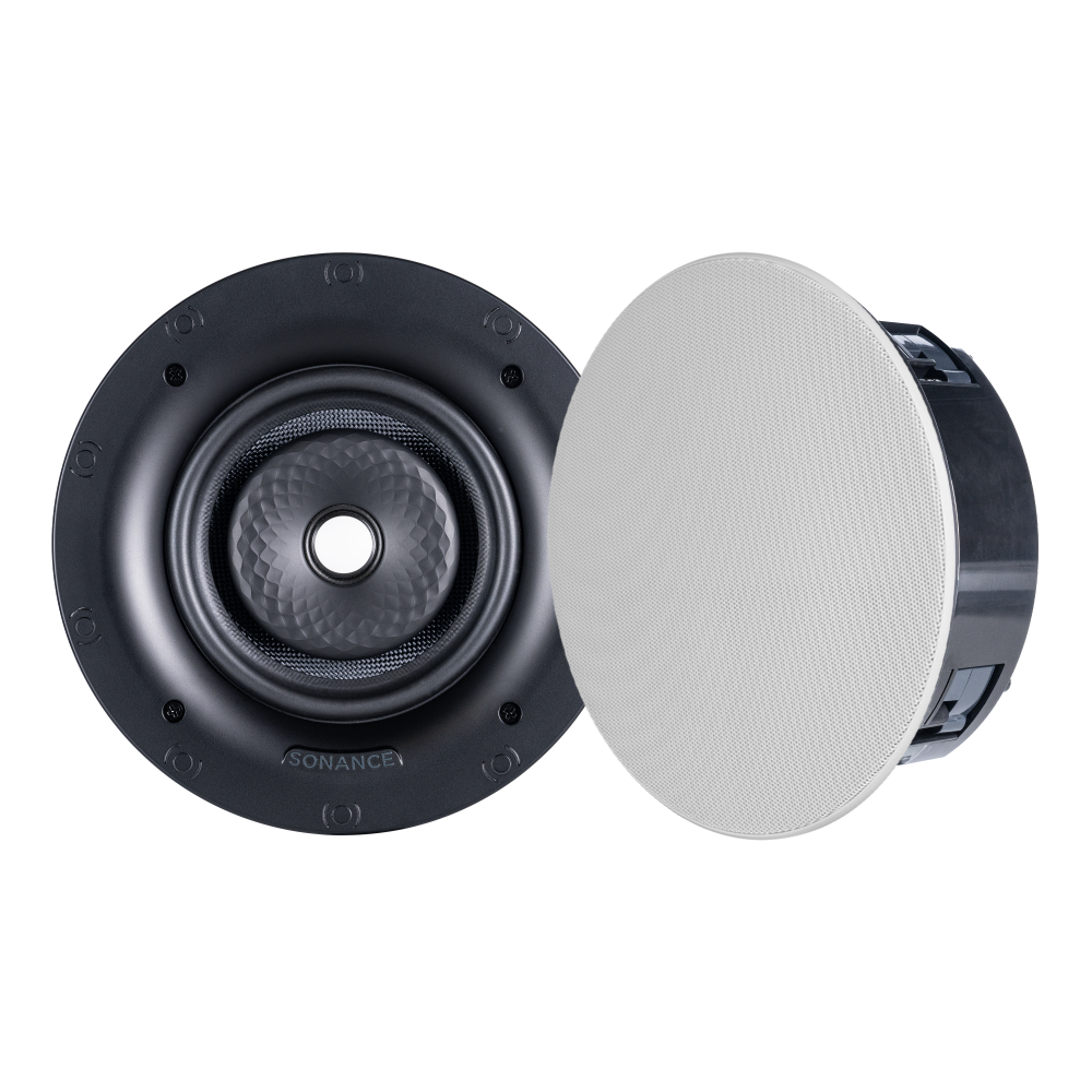 VX66R TL 6" ROUND IN-CEILING THIN-LINE SPEAKER W/ WHITE MICRO TRIM GRILLE (1 PAIR)