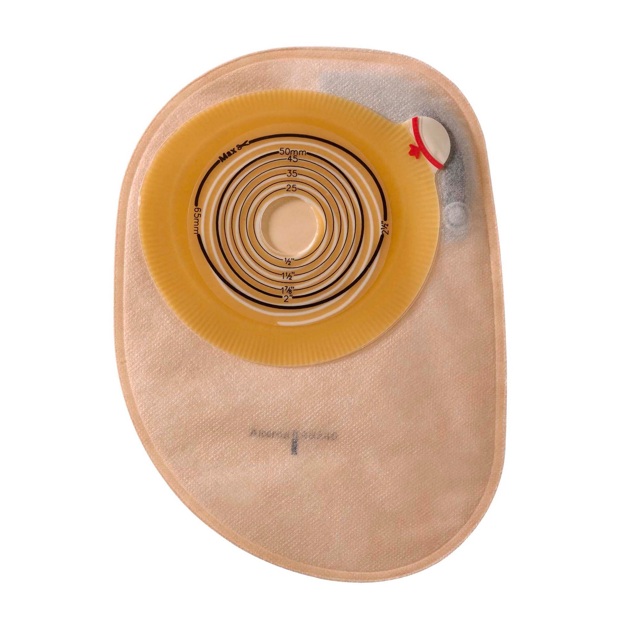 Assura® Flat One-Piece Opaque Colostomy Pouch, Cut to Fit Stomas 20 – 75mm