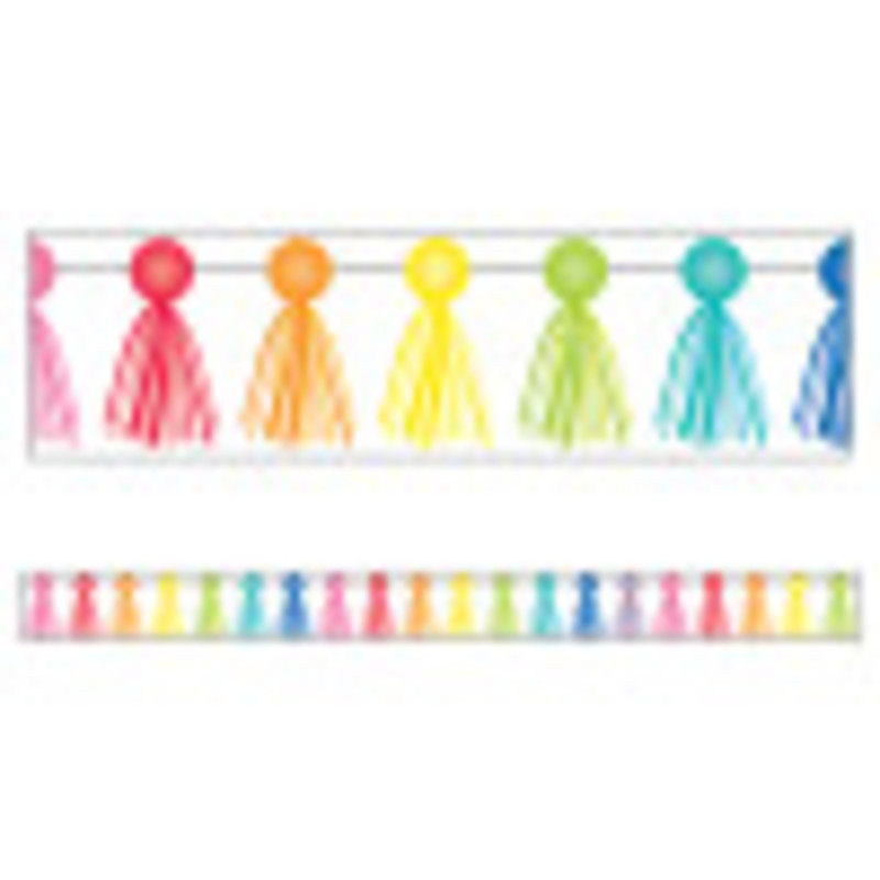 Hello Sunshine Tassel Straight Border, 36 Feet
