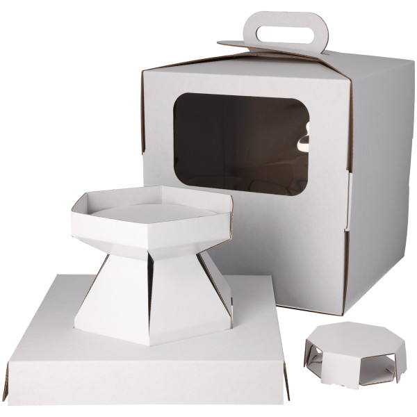 Cupcake Bouquet Vase/Box Cake Box