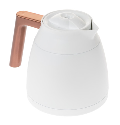 MATTE WHITE VACUUM CARAFE WITH LID