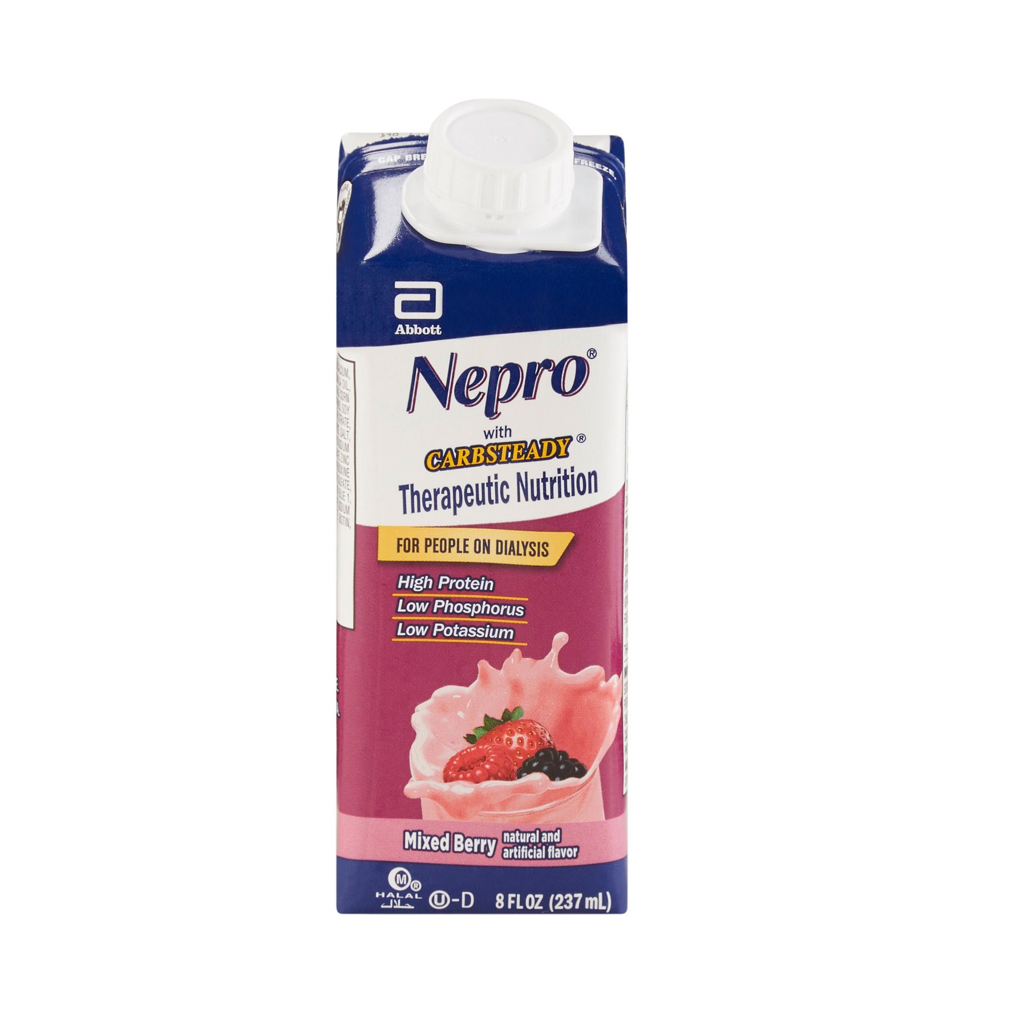 Nepro® with Carbsteady® Mixed Berry Therapeutic Nutrition for those on Dialysis