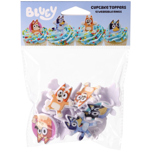 Bluey So Much Fun Retail Cupcake Rings