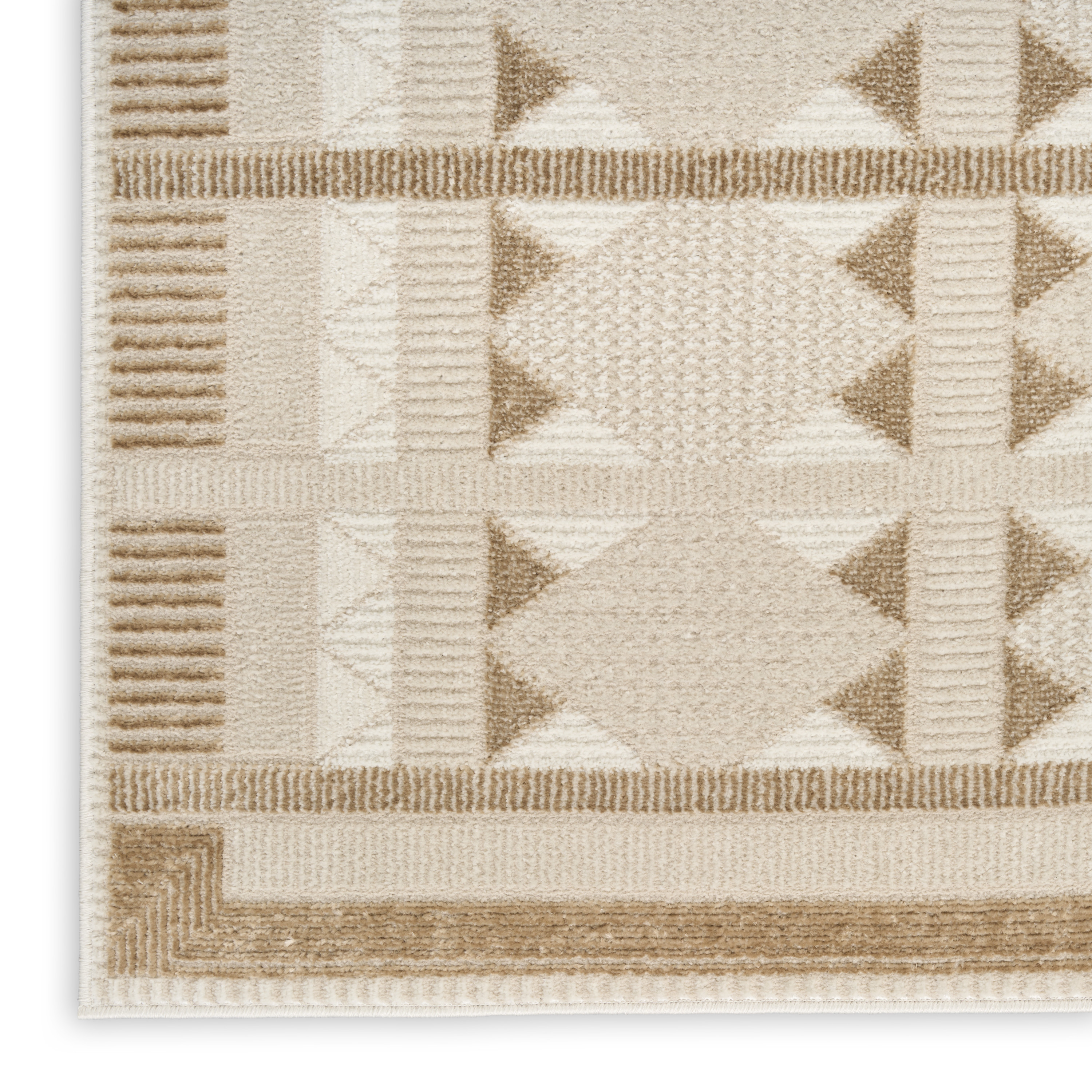 Nourison Nordic 5' x 7' Taupe Modern Indoor Rug
