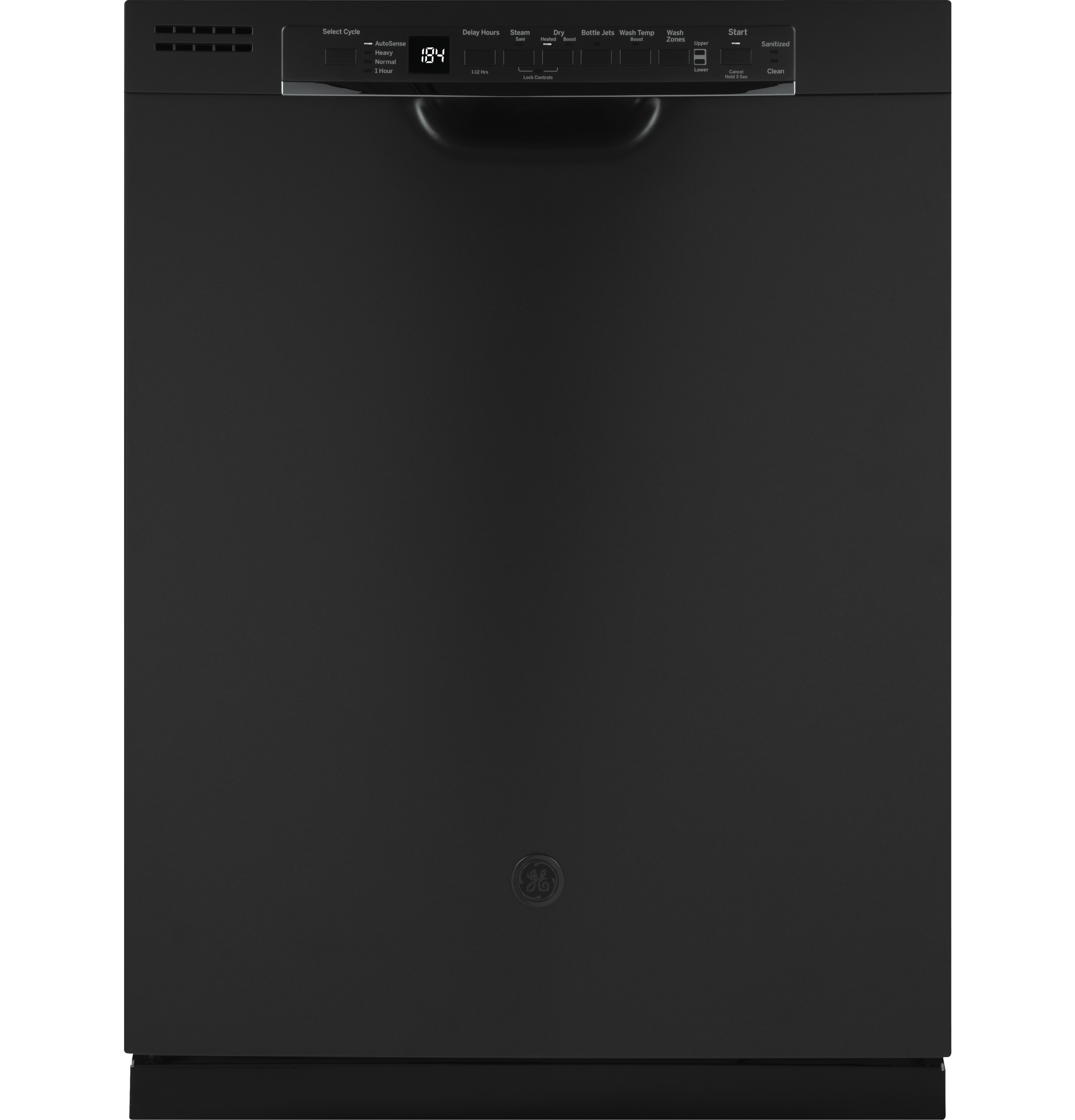 GE® Hybrid Stainless Steel Interior Dishwasher with Front Controls
