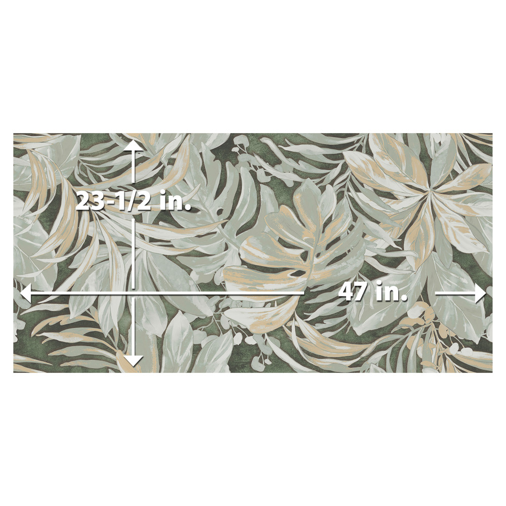 Sample – Parete Tropici Green Porcelain Floor and Wall Tile