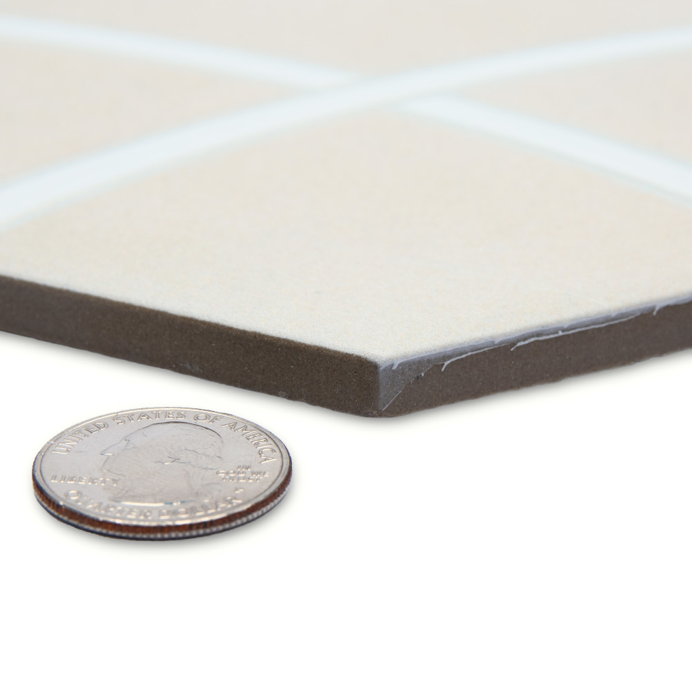 Sample – Bari Hex Sand Deco Porcelain Floor and Wall Tile