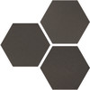 Six Graphite 6×6 Hexa Field Tile Matte