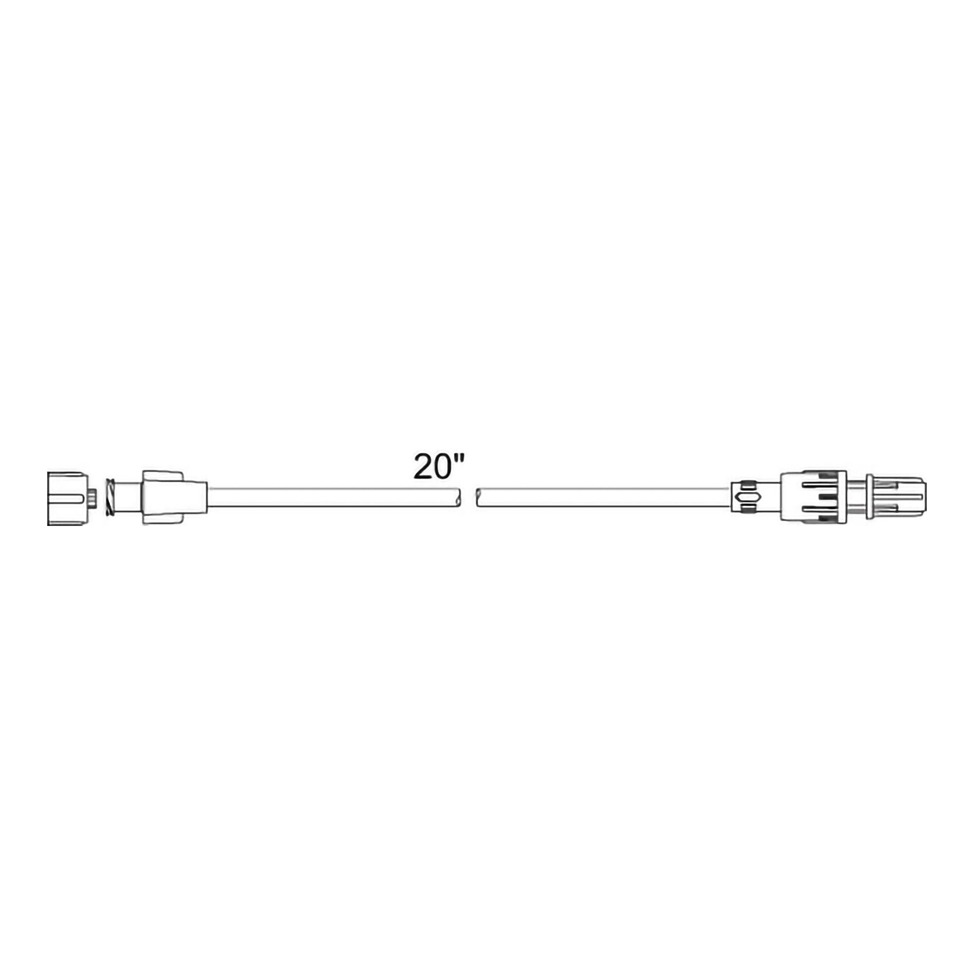 ICU Medical FKA Smiths Medical TUBING, EXTENSION STD BORE 20"(50/CS)