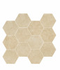 Luxury Marfil 3×3 Hexagon Mosaic rectified