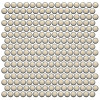Skyline Latte 12×12 Penny Round Mosaic Glossy