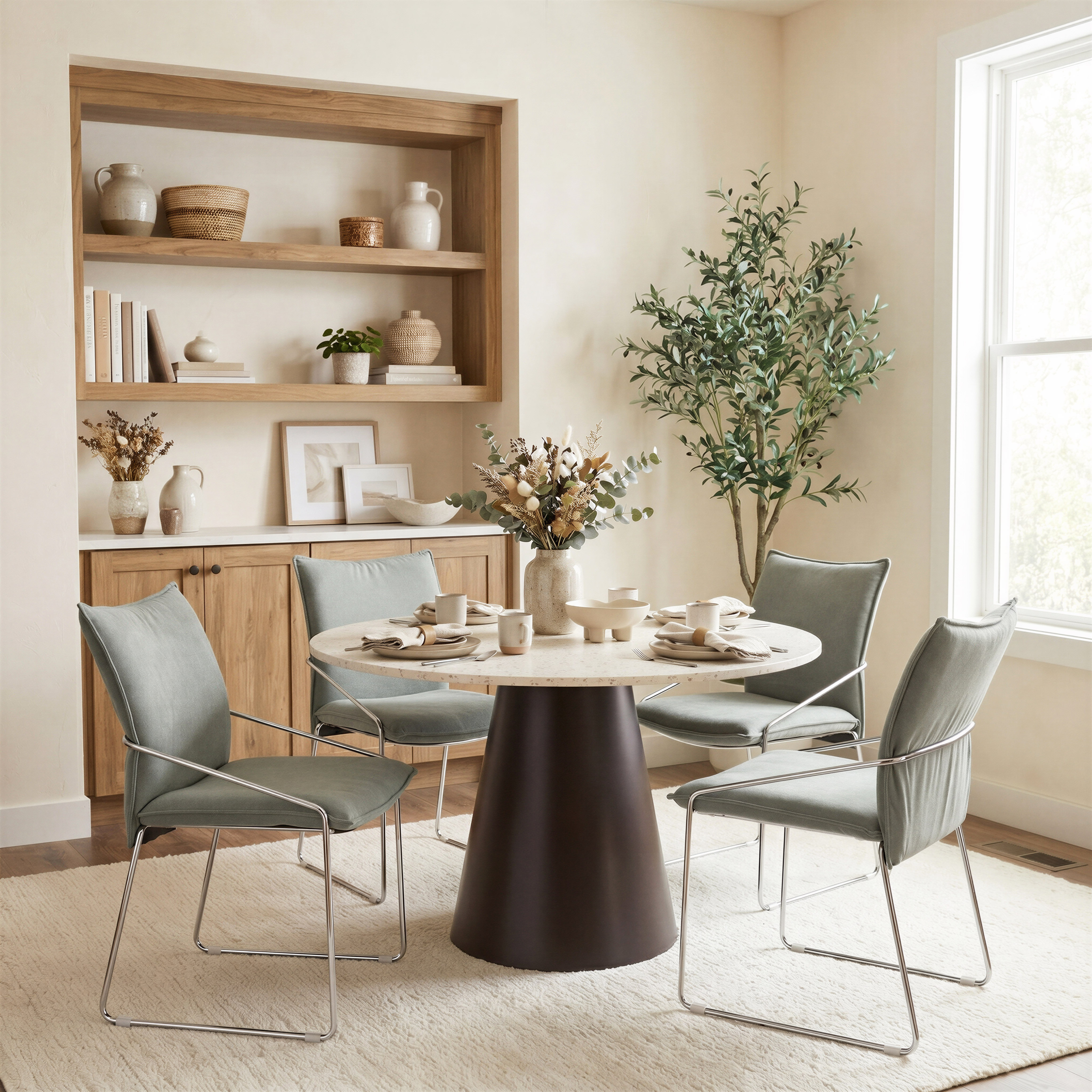 Pola Dining Chair (Set of 2) Green product image