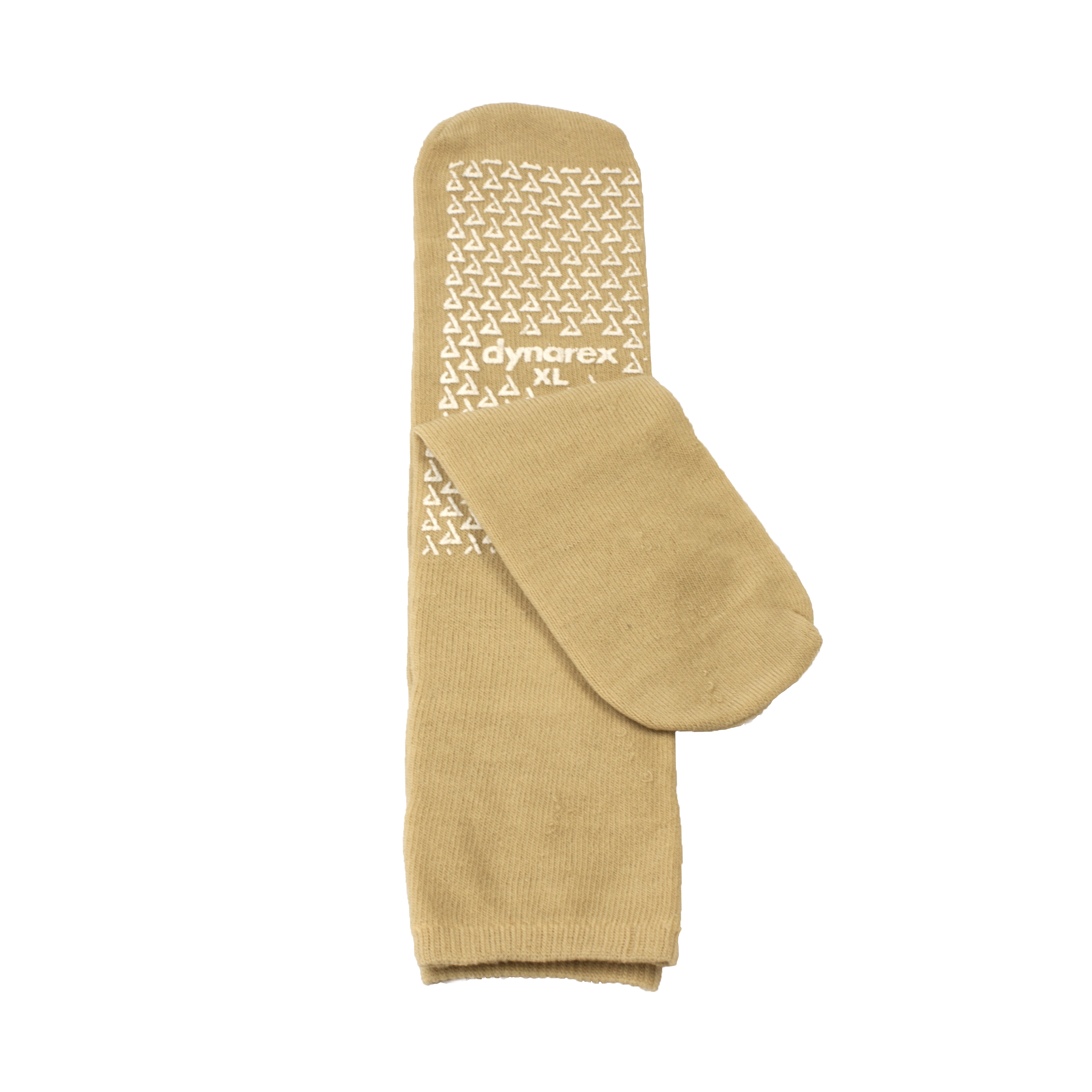 Single-Sided Slipper Socks - X-Large, Beige