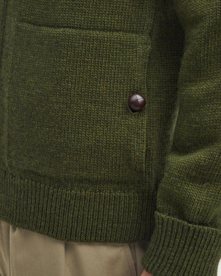 Barbour x TO KI TO Paxman Zip-Up Jumper