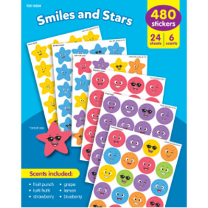Smiles and Stars Smelly Stickers Variety Pack