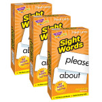 TREND Sight Words Skill Drill Flash Cards, 3 Packs T-53003-3