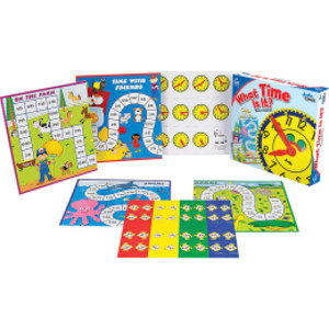 What Time Is It? Board Game, Grade K-3