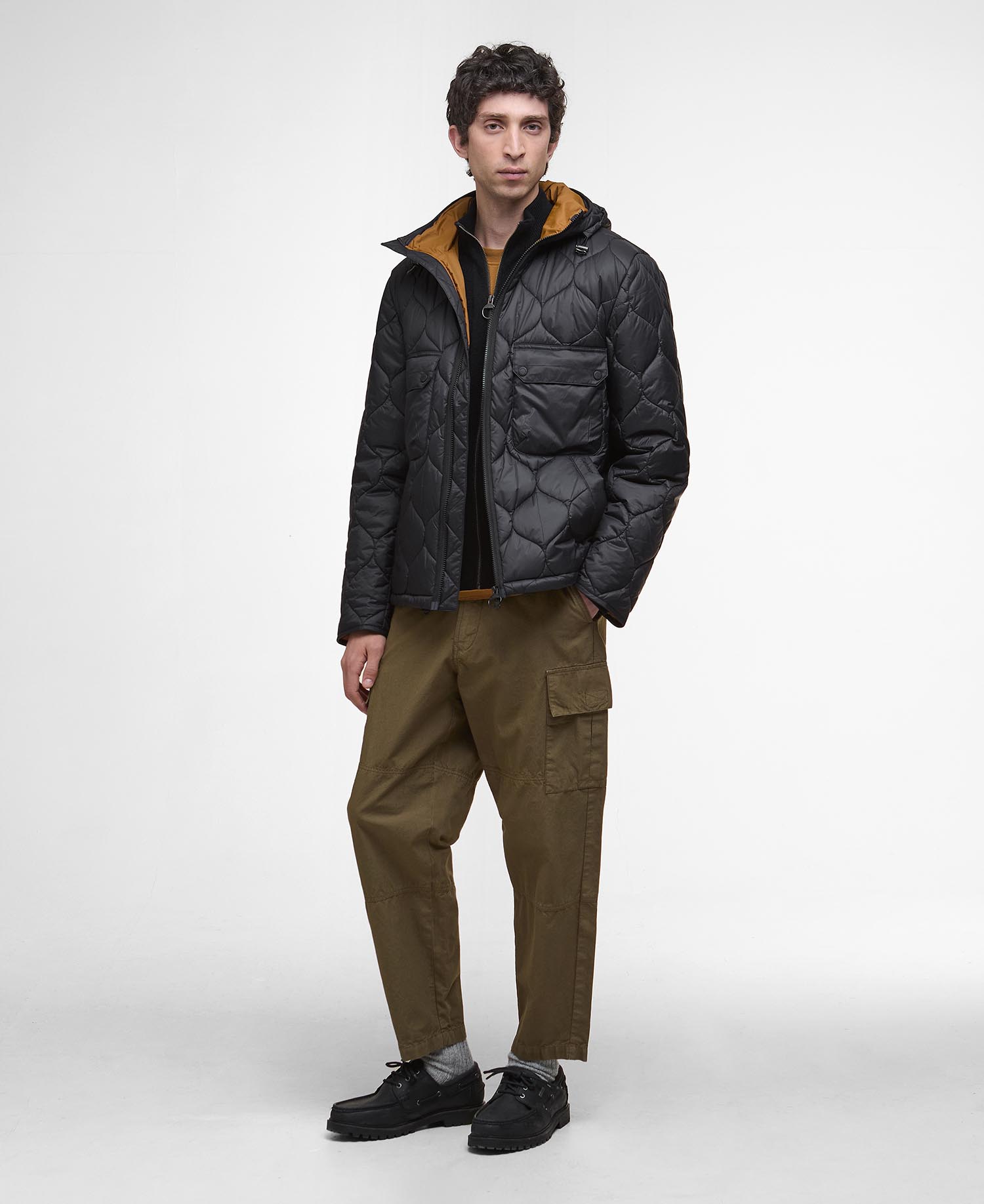 Re-Engineered Hooded Spey Quilted Jacket image number 1